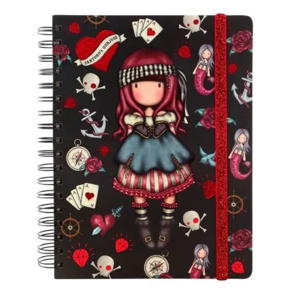 Gorjuss Journal Large Wirobound Mary Rose (767GJ05)