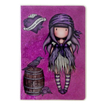 Gorjuss Notebook Glitter w/ PVC Cover A5 Sea Nixie (1107GJ01)