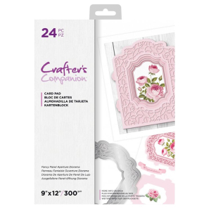 Crafter's Companion Fancy Panel Aperture Diorama 9x12 Inch Paper Pad (CC-PAD9-FPA)