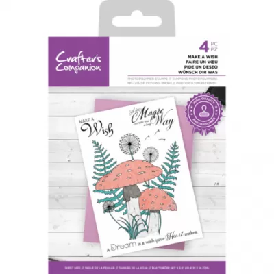 Crafter's Companion Make a Wish Clear Stamps (CC-STP-MAWI)
