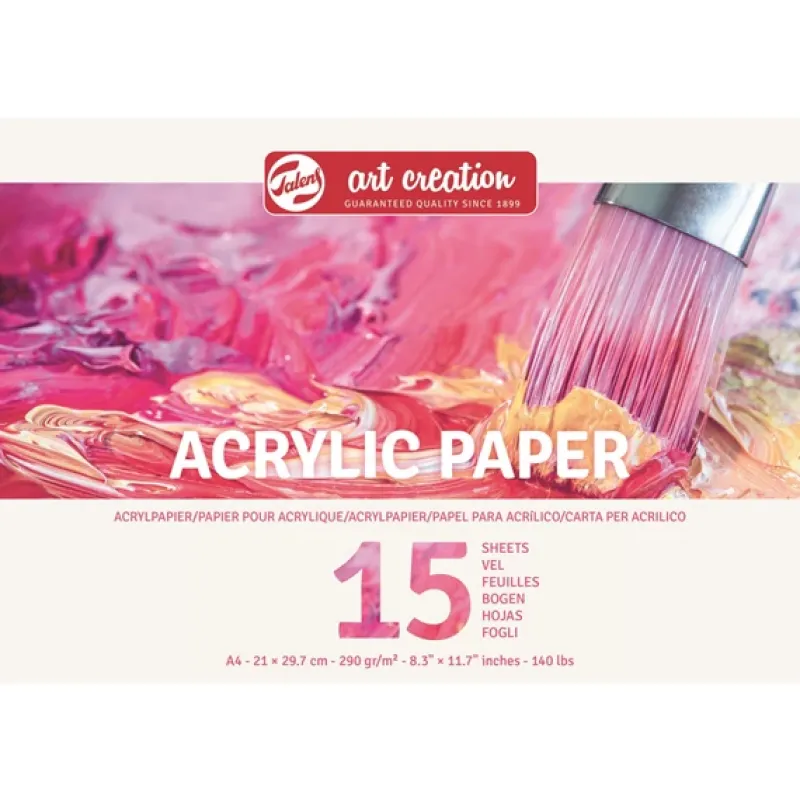 Talens Art Creation Acrylpapier A4 290 g 15 Vellen (9316002M)