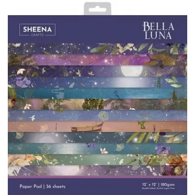 Crafter's Companion Bella Luna 12x12 Inch Paper Pad (SD-BL-PAD12)
