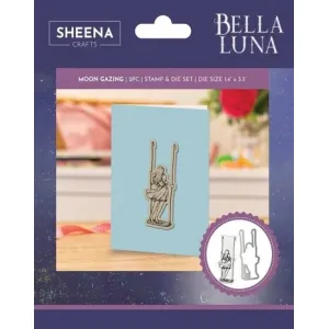 Crafter's Companion Bella Luna Stamp & Die Moon Gazing (SD-BL-STD-MOGA)