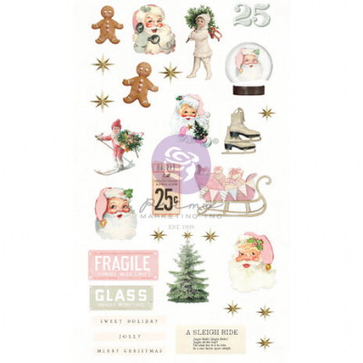 Prima Marketing Christmas Market Puffy Stickers Magical (980832)