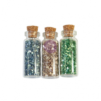 Prima Marketing Christmas Sparkle Glass Glitter Vials (3pcs) (997786)