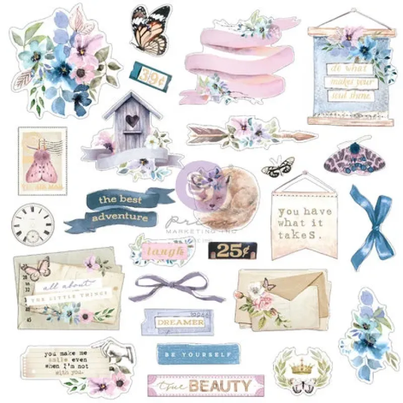 Prima Marketing Watercolor Floral Ephemera 3 (651473)
