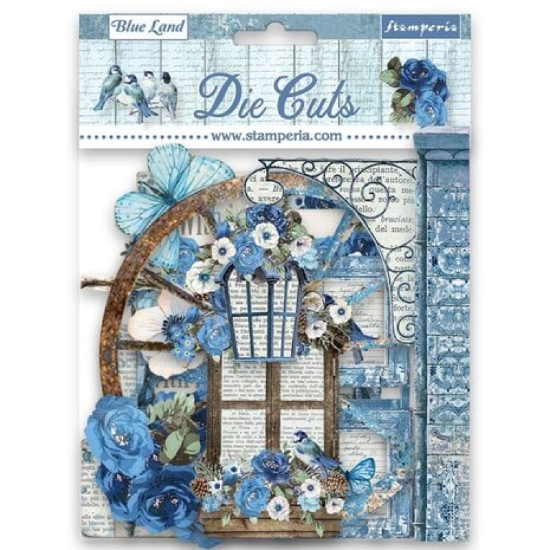 Stamperia Blue Land Die Cuts (DFLDC79)