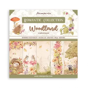 Stamperia Woodland 12x12 Inch Paper Pack (SBBL143)