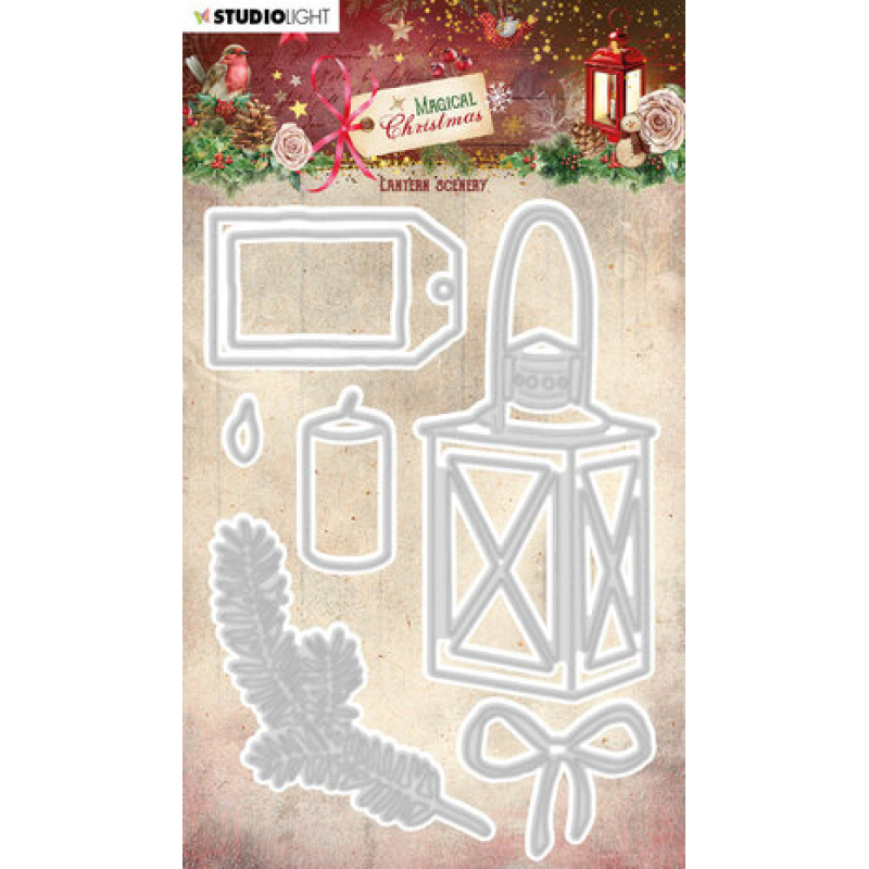 Magical Christmas Cutting Die Lantern Scenery (SL-MC-CD691)