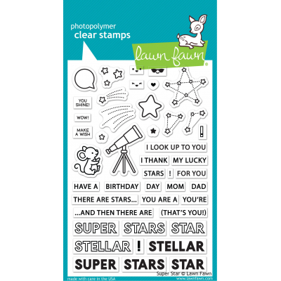 Lawn Fawn Super Star Clear Stamps (LF2241) ( LF2241)