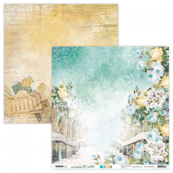 Studio Light • New awakening scrappapier Brug & vintage notities nr.34 (MA-NA-SCRAP34) Studio Light • New awakening scrappapier Brug & vintage notities nr.34 (MA-NA-SCRAP34)