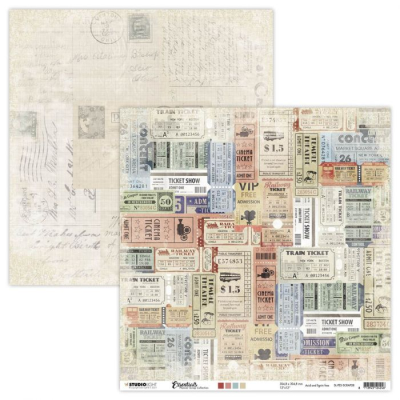 Studio Light • Scrap planner essentials Kaartjes nr.28 (SL-PES-SCRAP28)