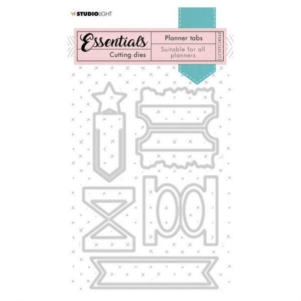 Studio Light • Cutting Die Essentials Tabs Planner nr.371 (STENCILSL371)