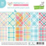 Lawn Fawn Perfectly Plaid Remix 6x6 Inch Petite Paper Pad (LF2491)
