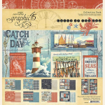 Graphic 45 Catch of the Day 12x12 Inch Collection Pack (4502176)