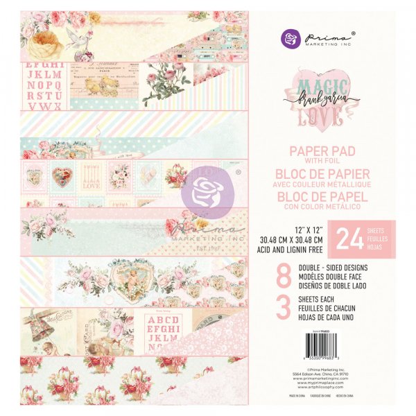 Prima Marketing Magic Love 12x12 Inch Paper Pad (996833)