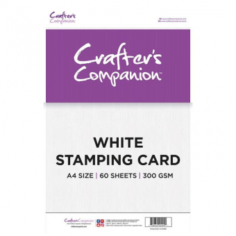 Crafter's Companion Crafter's Companion White Stamping Card A4 (CC-STCARD)