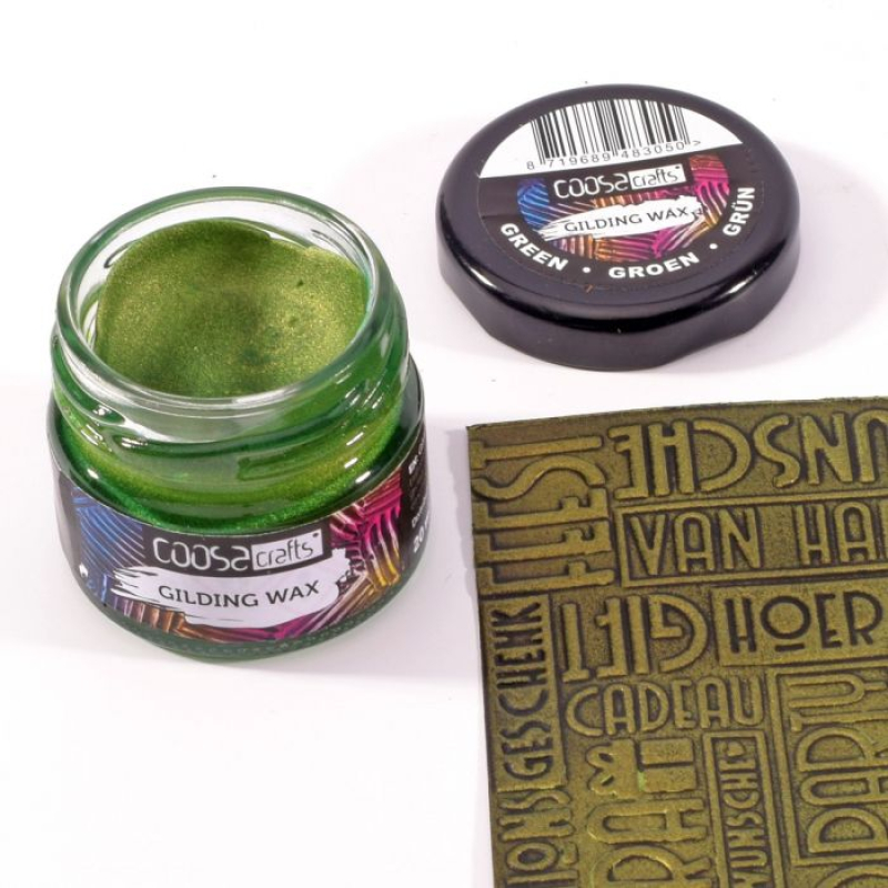 COOSA Crafts • Gilding wax metallic Groen 20ml (COC-006)