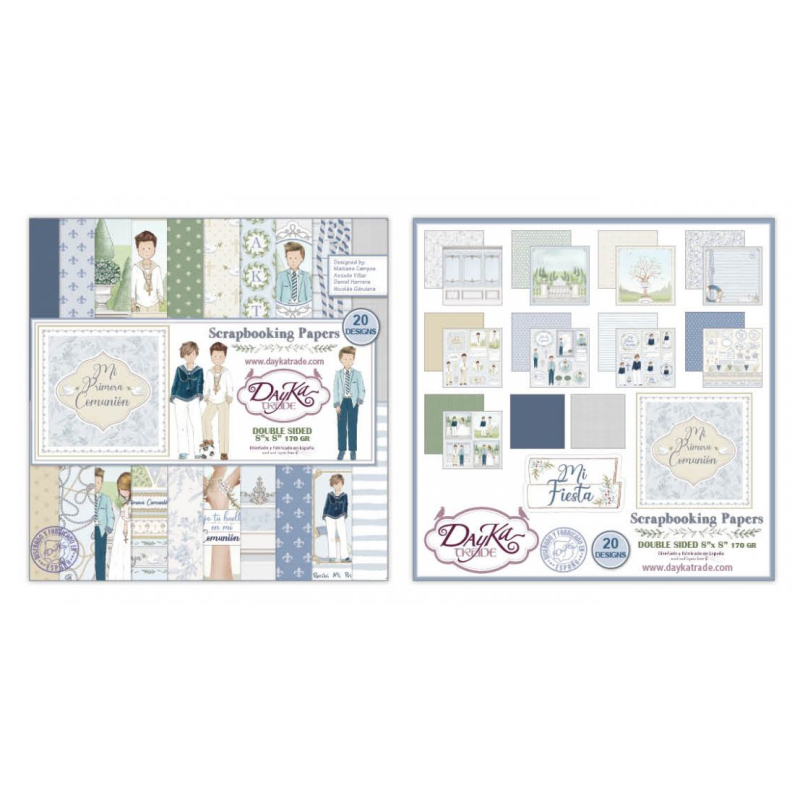 DayKa Trade Mi Primera Comunión Niño 8x8 Inch Paper Pack (SCP-1036)