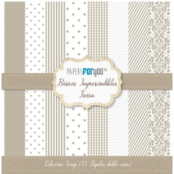 Papers For You Basicos Imprescindibles Tierra Scrap Paper Pack (10pcs) (PFY-3658)