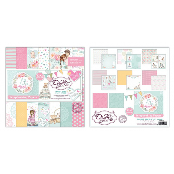 DayKa Trade Voy A Ser Mamá 8x8 Inch Paper Pack (SCP-1117)