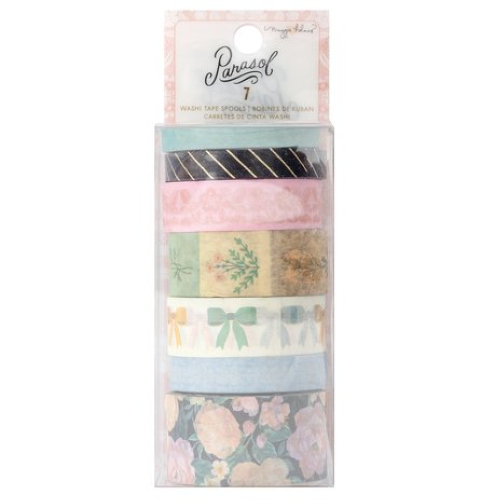 American Crafts Maggie Holmes Parasol Washi Tape Spools (7pcs) (34013904)