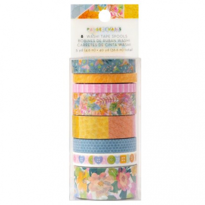 American Crafts Paige Evans Garden Shoppe Washi Tape Spools (8pcs) (34013782)
