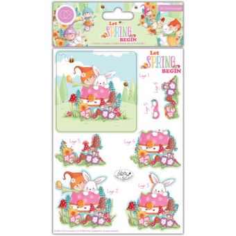 Craft Consortium Let Spring Begin 3D Decoupage Set (CCDPAK012)