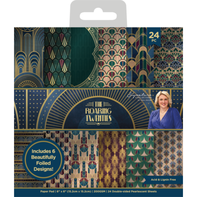 The Roaring Twenties 6x6 Inch Paper Pad (S-TRT-PAD6)