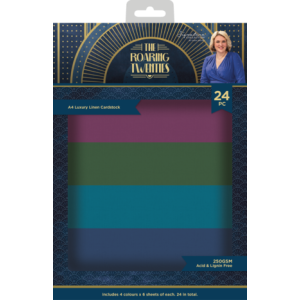 Crafter's Companion The Roaring Twenties A4 Luxury Linen Card Pack (S-TRT-LINEN) ( S-TRT-LINEN)