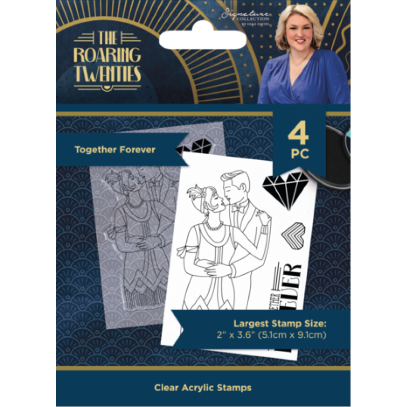 Crafter's Companion The Roaring Twenties Clear Stamp Together Forever (S-TRT-CA-ST-TOFO)