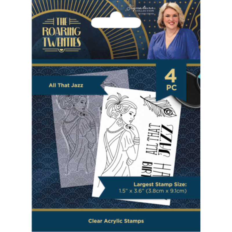 Crafter's Companion The Roaring Twenties Clear Stamp All That Jazz (S-TRT-CA-ST-ATJ)