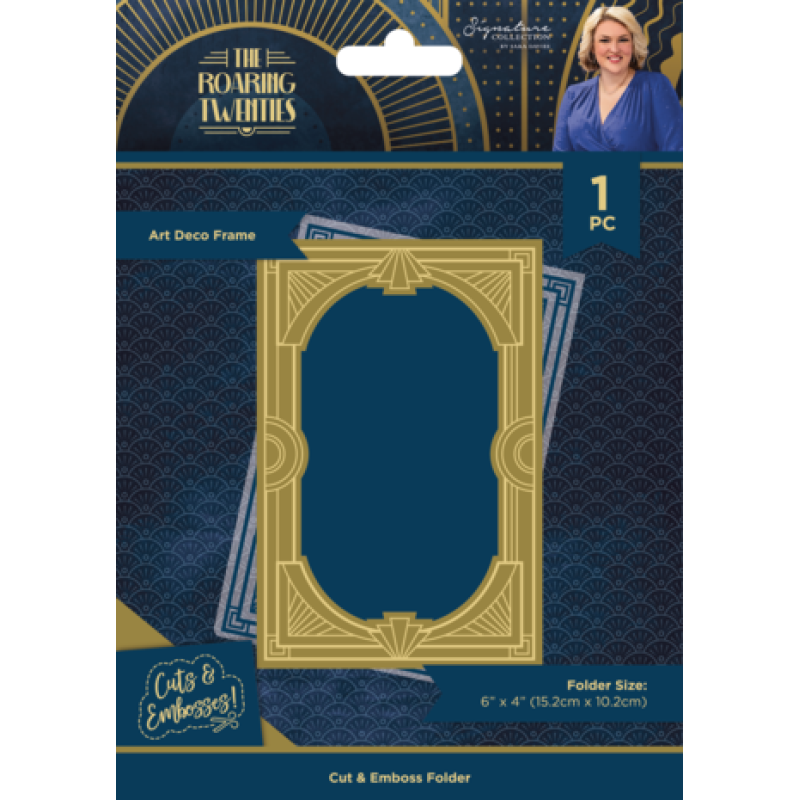 Crafter's Companion The Roaring Twenties Cut & Emboss Folder Art Deco Frame (S-TRT-CEF4-ADFR)