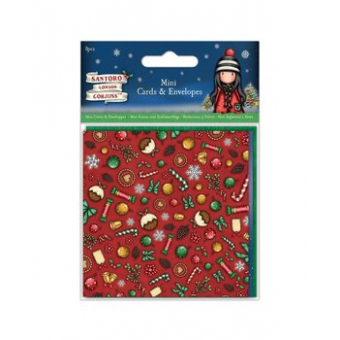 Gorjuss Christmas Mini Cards &amp; Envelopes (GOR 150900)