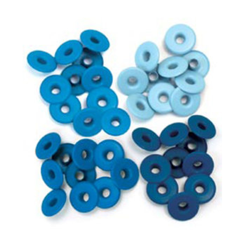 We R Makers Blue Crop-A-Dile Wide Eyelet (40pcs) (41590-9)