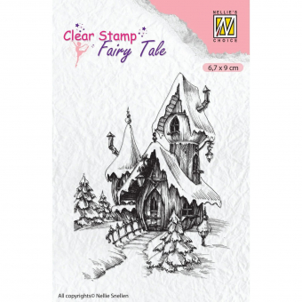 Nellie Snellen • Fairy Tale Clear Stempels Fairy Winter Castle (FTCS011)
