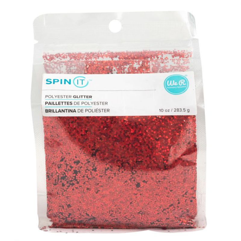 We R Makers • Spin IT super chunky glitter Red (660616)