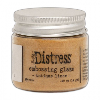 Ranger Distress embossing glaze Antique linen (TDE70948)