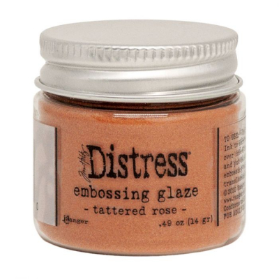 Ranger • Distress embossing glaze Tattered rose TDE71020