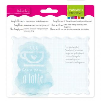 Vaessen Creative • Acrylblok 12x16cm (1009-021)