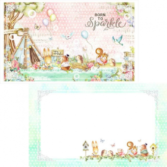 Memory Place Forest Friends Tea Time Journal Cards (MP-60011)