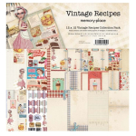 Memory Place Vintage Recipes 12x12 Inch Paper Pack (MP-60282)