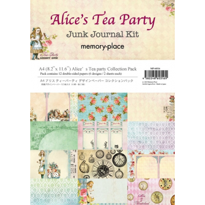 Memory Place Alice's Tea Party A4 Paper Pack