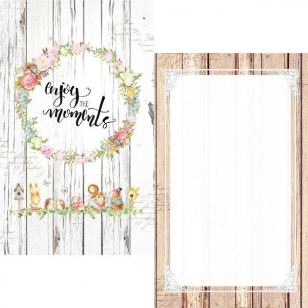 Memory Place Forest Friends Whitewash Journaling Cards (MP-60012)