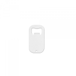Sublimatie Stainless steel bottle opener 70 x 38 x 1,5 mm White ( BOP-4-W)