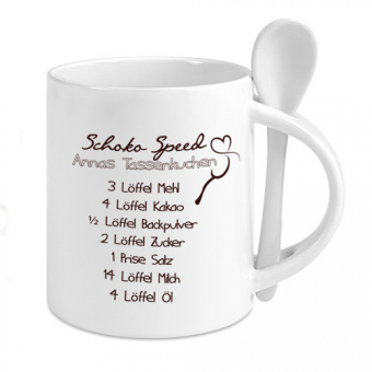 Sublimatie Ceramic mug & spoon 11oz, DURAGLAZE® (TTL-DG-W)