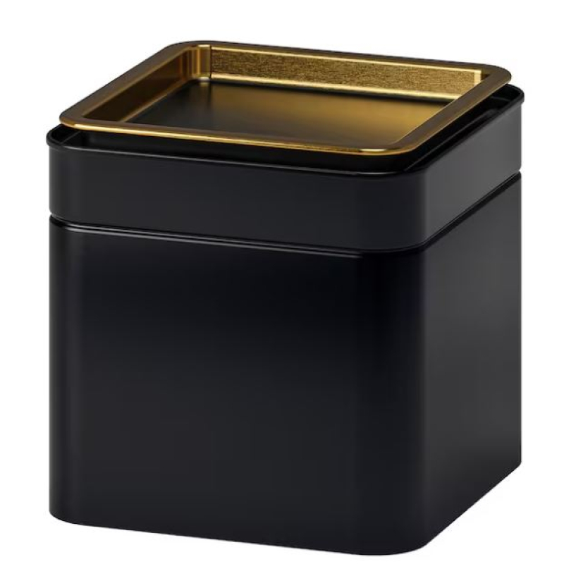 Metalen blik met deksel, (203732)