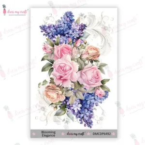 Dress My Craft Transfer Me Mini Blooming Elegance (DMCDP6492)