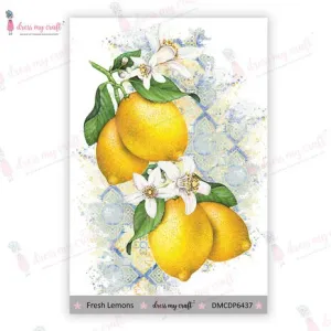 Dress My Craft Transfer Me Mini Fresh Lemons (DMCDP6437)