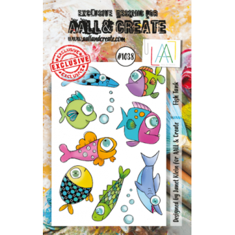 Aall and Create Stamp Set A6 Fish Tank (AALL-TP-1038)